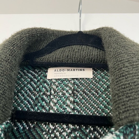 Aldomartins for Anthropologie Plaid Cardigan Sweater coat - Picture 8 of 8